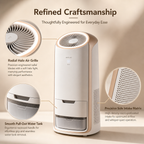 H13 HEPA Air Purifier with Humidifier, 99.97% Allergen Removal, 360° Air Intake for Home Bedroom