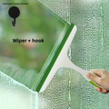 Multi-Purpose Silicone Window Squeegee with Free Hook Streak-Free Glass Wiper