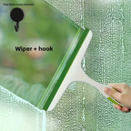 Multi-Purpose Silicone Window Squeegee with Free Hook Streak-Free Glass Wiper