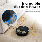 2‑in‑1 Robot Vacuum and Mop | LiDAR Mapping, Self‑Empty Base, Anti‑Allergen Seal, Pet Hair Cleaning for Carpet & Hard Floors