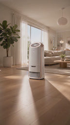 H13 HEPA Air Purifier with Humidifier, 99.97% Allergen Removal, 360° Air Intake for Home Bedroom